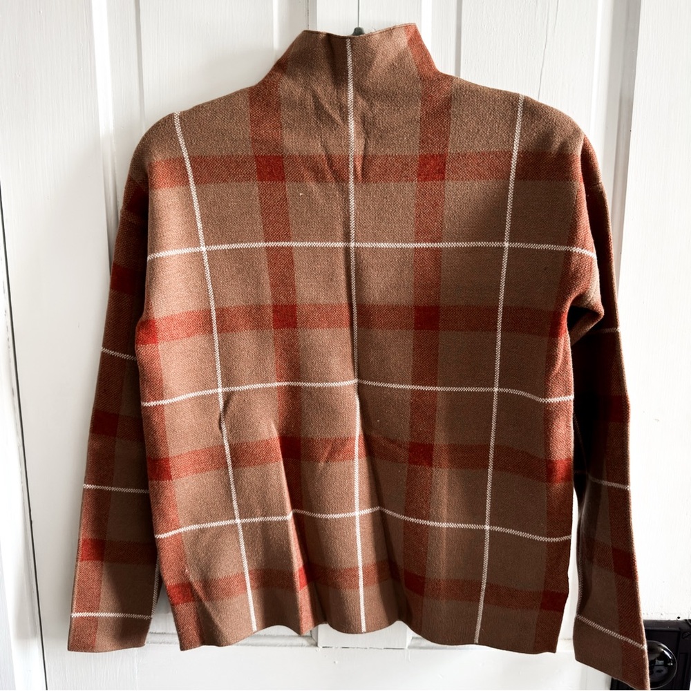 Jones New York Plaid Sweater